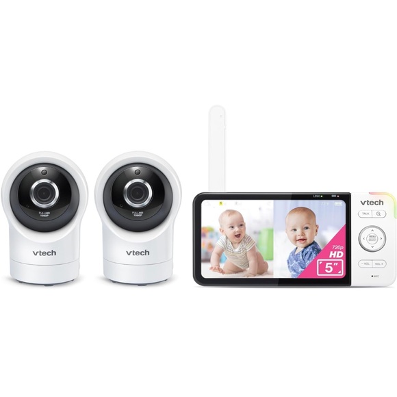 VTech RM5764-2HD 1080p Smart WiFi Remote Access 2 Camera BabyMonitor - Picture 1 of 2